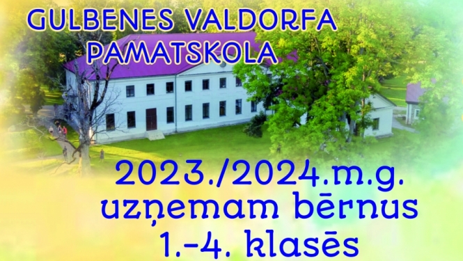 Attēls: Valdorfa skola uzņem audzēkņus
