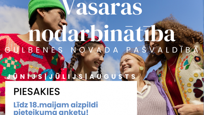 Attēls: skolēnu vasaras nodarbinātība 2023