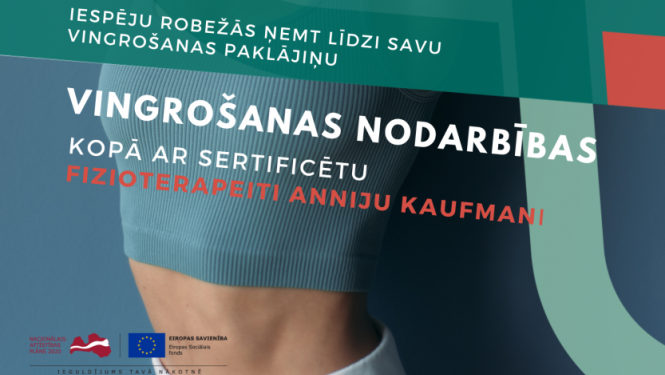 Vingrošanas nodarbības ar sertificētu fizioterapeitu pagastos