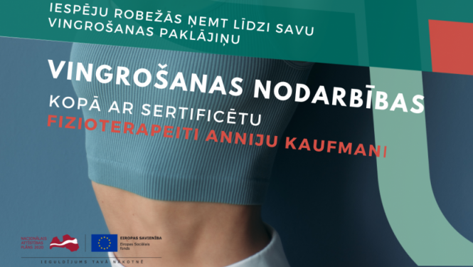 Attēls ar vingrošanas nodarbībām Gulbenes novadā no februāra