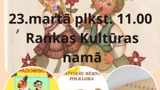 Folkloras kopu sarīkojums Rankā 23. martā 11:00