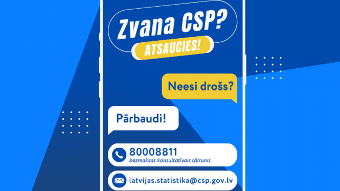 Attēls: Aicina iedzīvotājus uzticēties un atsaukties CSP intervētāju zvaniem