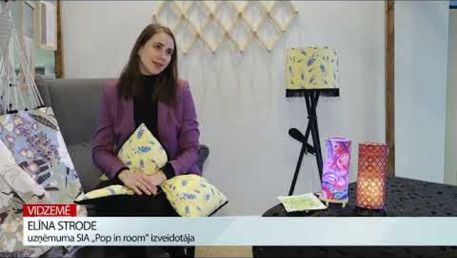 Gulbenē jauns uzņēmums - "Pop in room design"