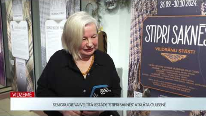 Ceļojošās izstādes "Stipri saknēs" atklāšana Gulbenē 05.01.2025.