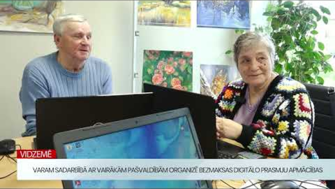 Gulbenes novada seniori apgūst digitālās prasmes