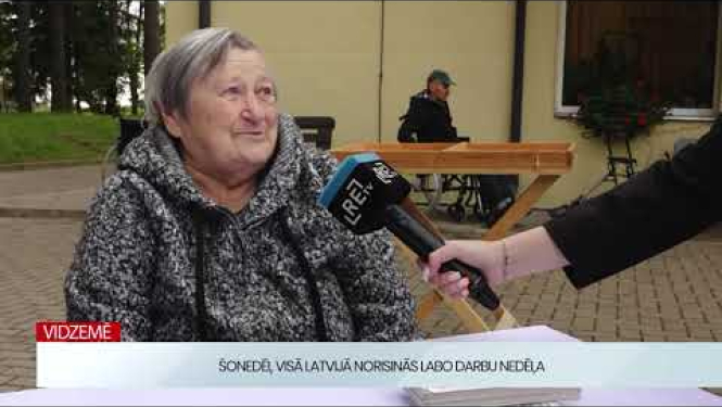 Labo darbu nedēļā skolēni ciemojas pie senioriem