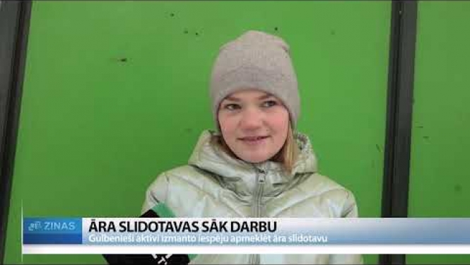 Kamēr nesnieg, Gulbenē slido