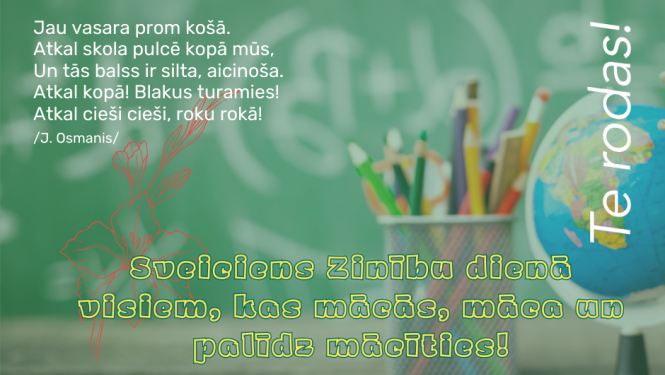 Attēls: 1.septembra pašavldības sveiciens