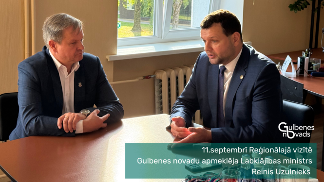 Attēls: reģionālā vizīte Reinis Uzulnieks