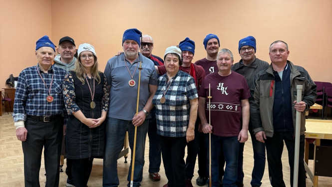 Attēls: novuss un šautriņas Līgo pagastā