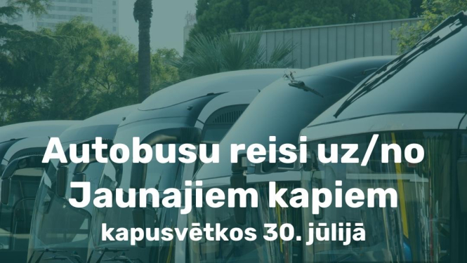 attēls: autobusu reisi uz/no Juanajiem kapiem
