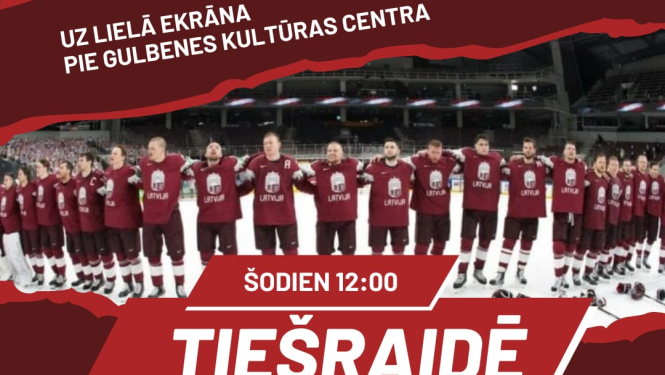 Tiešraide pie kultūras centra Gulbenē 29.05.23.