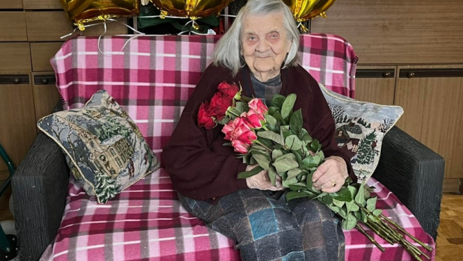 Attēls: simtgadniece Velta Sieka