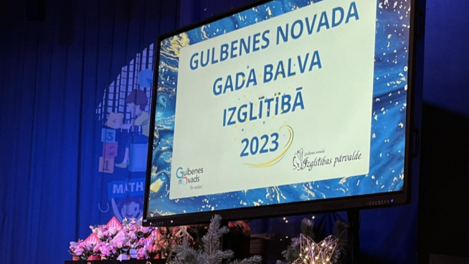 Attēls: Gulbenes novada gada balva izglītībā