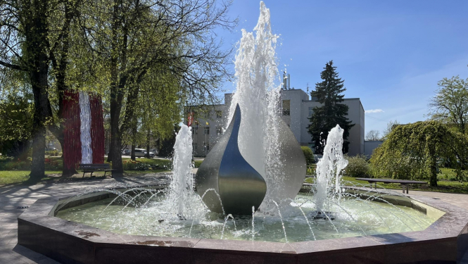 Attēls: strūklakas darbība uz laiku slēgta