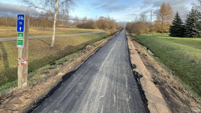 Attēls: Zaļie ceļi veloceliņš Gulbenē