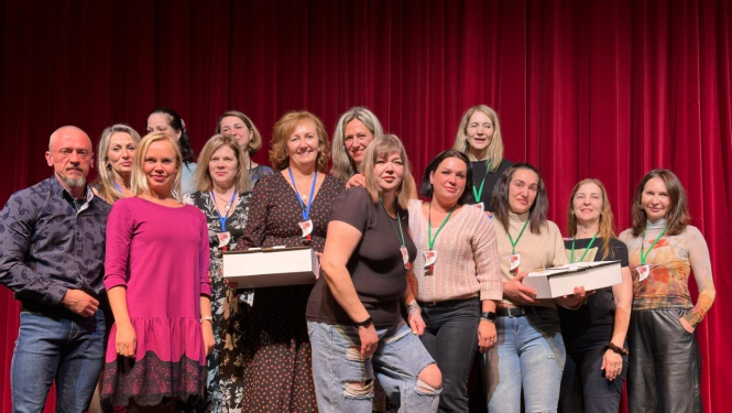 Attēls: volejbola turnīrs „Viļņa Reinsona piemiņas kauss” dalībnieki