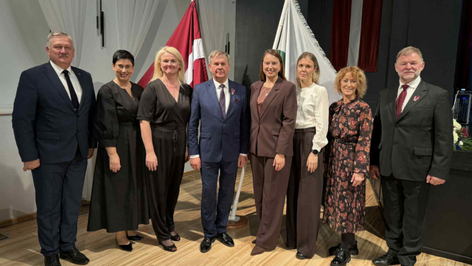 Attēls: Sadarbības partneri no Igaunijas un Lietuvas ciemojas Gulbenē