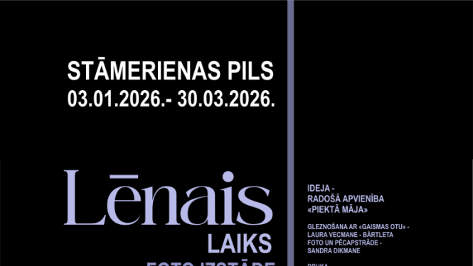Afiša: Fotoizstāde "Lēnais laiks"