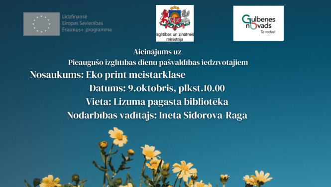 Attēls: Pieaugušo izglītības dienu pašvaldības iedzīvotājiem