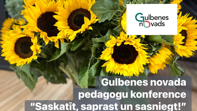 Attēls: novada pedagogi tiekas konferencē 2025