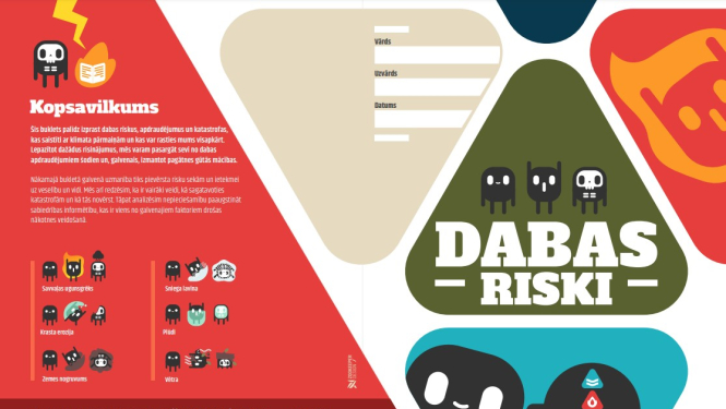 Attēls: CRISEPAC izglītojošs rīku buklets: Dabas riski