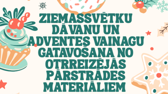 Attēls: meistarklases Ziemassvētkiem