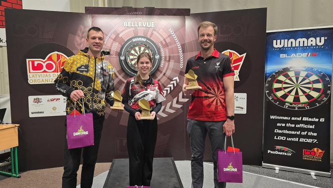 Attēls: Razma spraigā finālā “Gulbenes kausā” revanšējas jauniešu līderim Laumanim, sievietēm atkal uzvar Kirilova