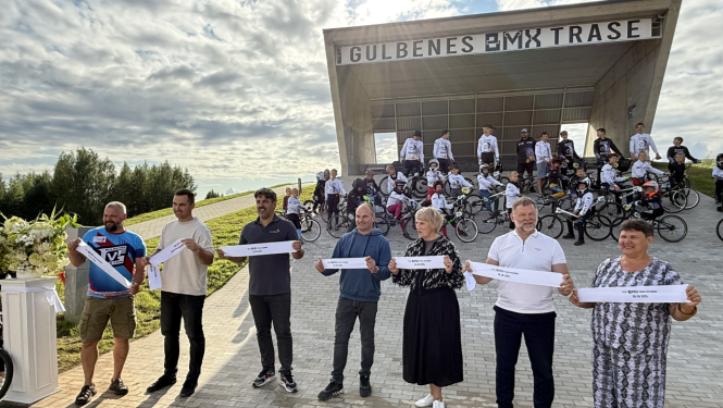 Attēls: BMX trases Gulbenē atklāšana