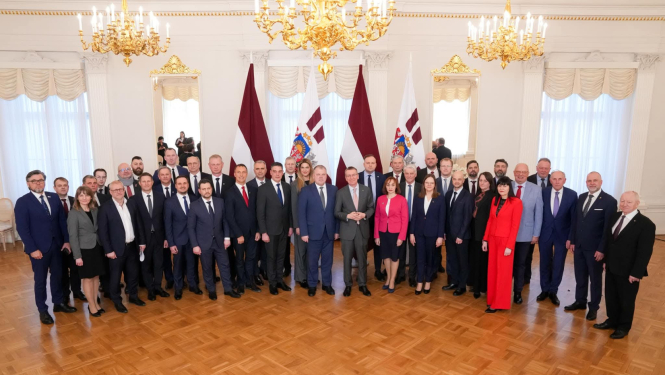 Attēls: Latvijas Pašvaldību savienība ar Valsts prezidentu pārrunā aktualitātes pašvaldībās