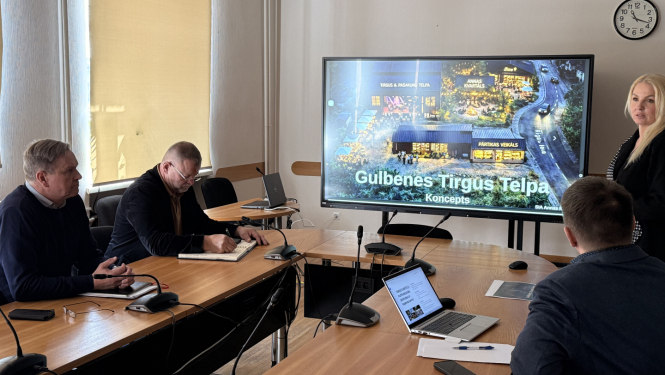 Attēls: Attīstot Gulbenes tirgus telpu