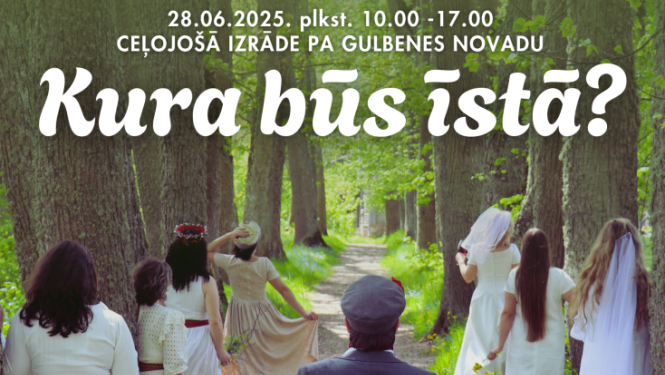Attēls: Gulbenes novada amatierteātri aicina doties kopīgā aizraujošā piedzīvojumā jeb ceļojošajā izrādē “Kura būs īstā?”. 
