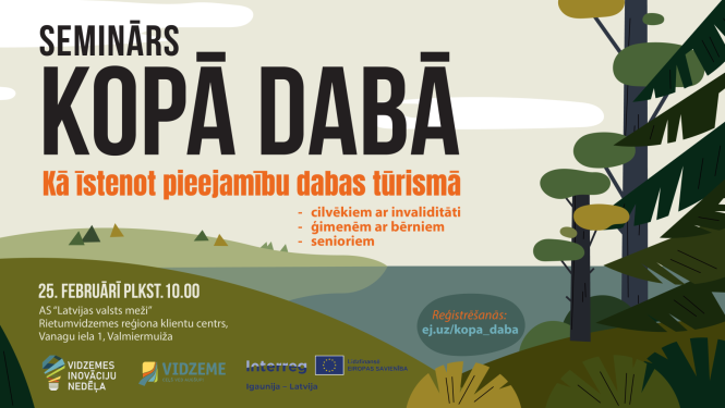 Kopā dabā plakāts