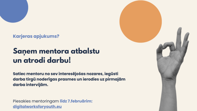 Attēls: Iespēja jauniešiem, kas nemācās un nestrādā!