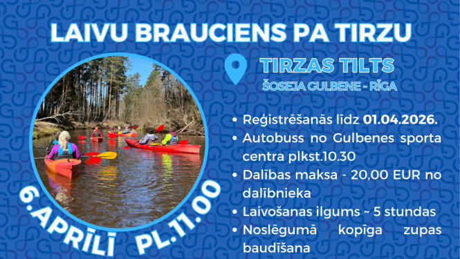 Laivu brauciens pa Tirzu