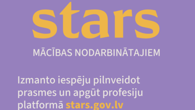 Attēls: Iespēja apgūt un pilnveidot prasmes ar ES līdzfinansējumu