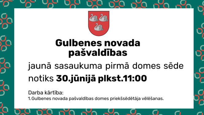 Attēls: Jaunā sasaukuma domes sēde