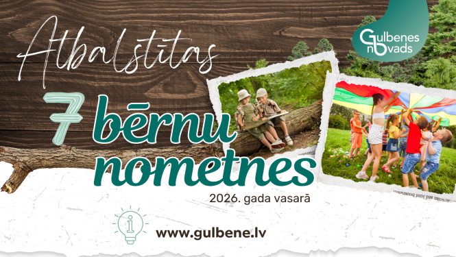 Attēls: Atbalstītas septiņas bērnu nometnes 2026. gada vasarā!