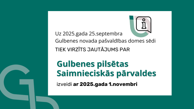 Attēls: lēmums par Gulbenes pilsētas Saimniecības pārvaldes izveidi