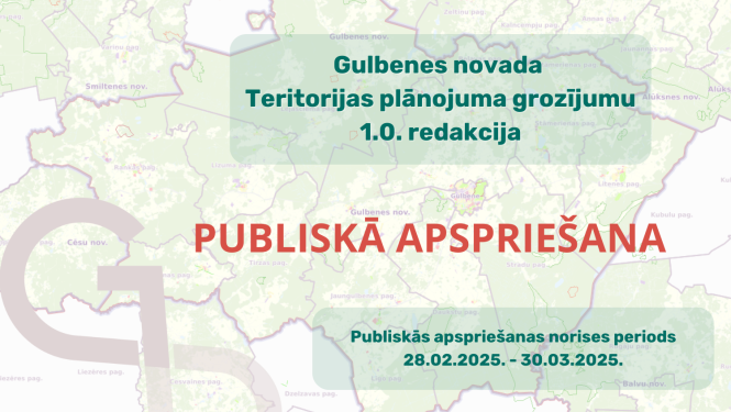 Attēls: Par Gulbenes novada Teritorijas plānojuma grozījumu 1.0 redakcijas nodošanu publiskajai apspriešanai