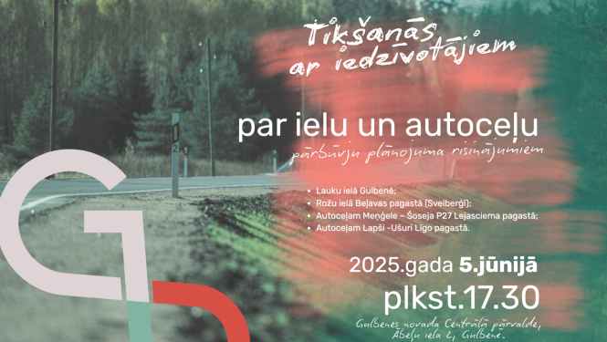 Attēls: Divu ielu, divu autoceļu plānojuma pārrunāšana ar iedzīvotājiem