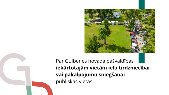 Attēls: Ielu tirdzniecības vai pakalpojumu sniegšanas vietas Gulbenes novadā