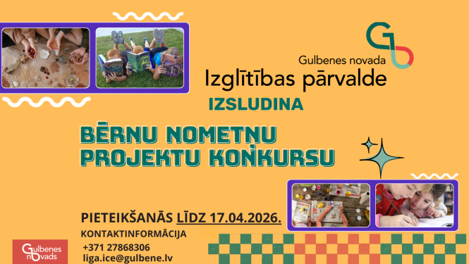 Attēls: Izsludināts bērnu nometņu projektu konkurss 2026