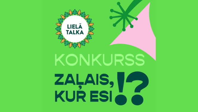 Zaļais, kur esi? Meklējam! Konkurss!