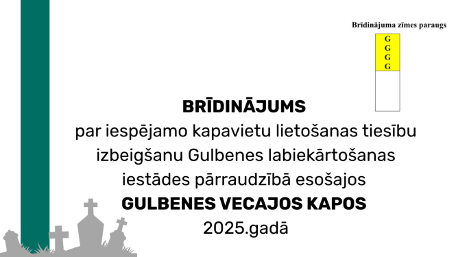 Attēls: par kapavietu aktēšanu Vecajos kapos
