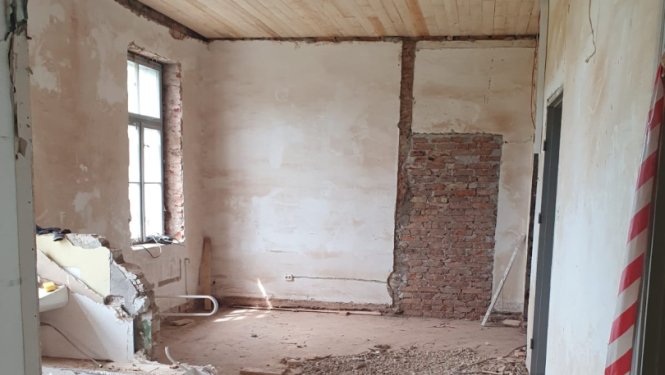 Atjaunošanas darbi Gulbenes VMM