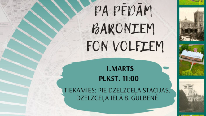 Attēls: Dodies izzinošā pārgājienā "Pa pēdām baroniem fon Volfiem"!