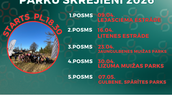 Parku skrējieni 2026