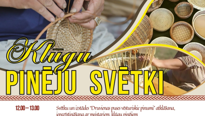 Afiša: Klūgu pinēju svētki Druvienas muižā
