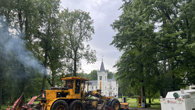 Stāmerienas pilse autostāvvietas laukuma projekts